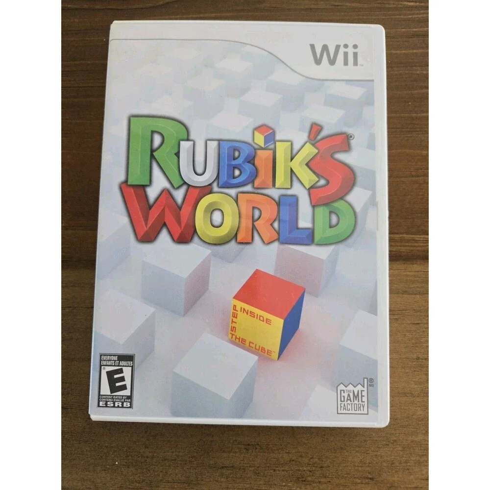 Rubik's World Game for Nintendo Wii Step inside the Cube Tested & Working